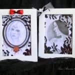Framed portrait reproductio..