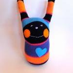 Bunny Smiley soft toy: oran..