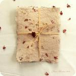 Handmade recycled paper set..